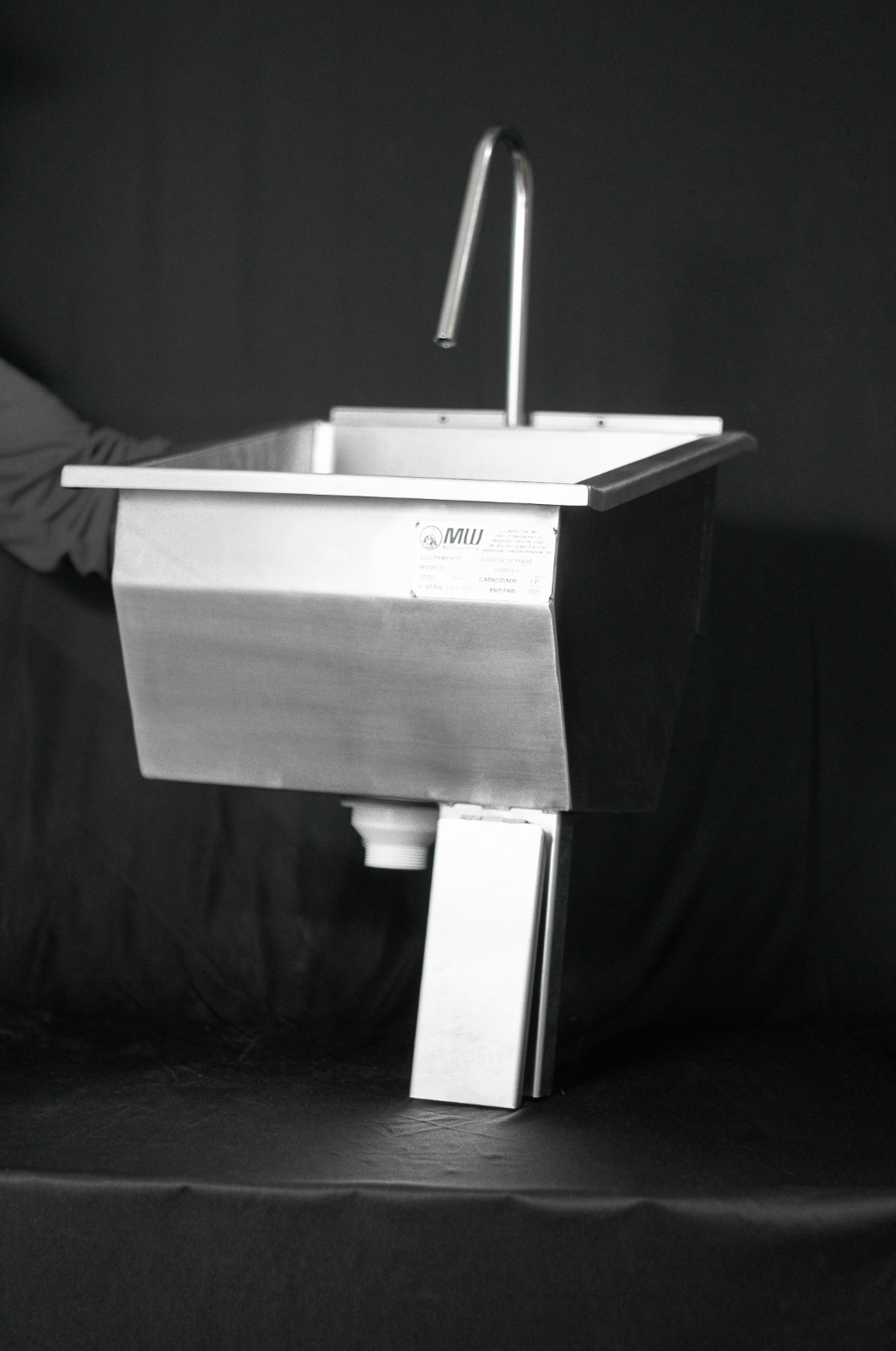 Lavador de Mãos Inox Sanitário